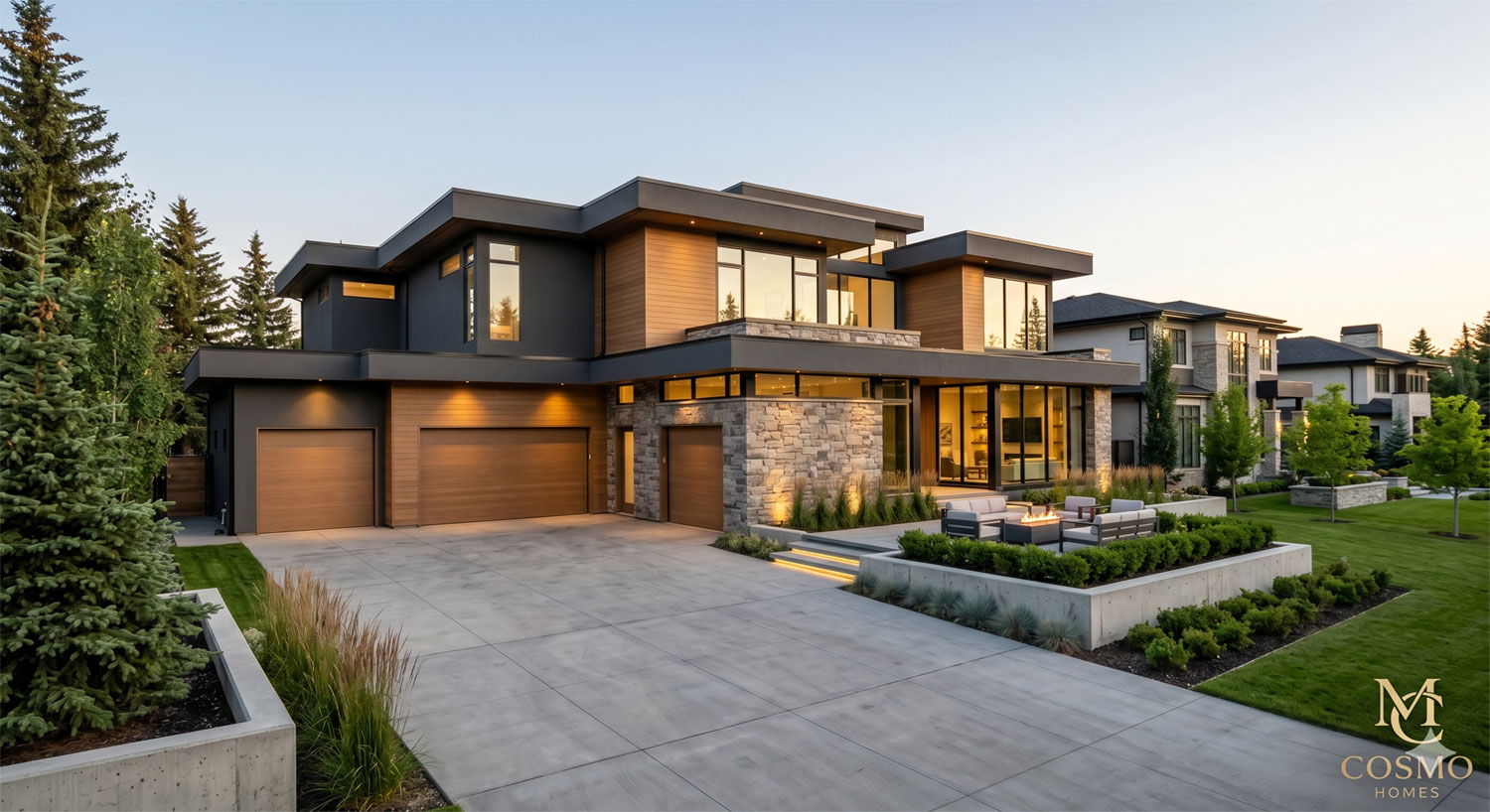 Modern Custom Home Exterior